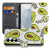 Samsung Galaxy S26 Plus Book Case Avocado Singing Groen Voorzijde.