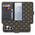 Samsung Galaxy S26 Plus Book Case Franse Lelie Bruin Goud voorzijde en binnenkant met creditcardvak.