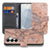 Samsung Galaxy S26 Plus Bookcase Hoesje Marmer Oranje boekcasehoes met marmer patroon en portemonnee-functionaliteit.