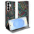 Samsung Galaxy S26+ Smart Cover Hoesje Aztec vooraanzicht met kleurrijk Aztec patroon.
