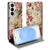 Samsung Galaxy S26 Plus Book Case Bloemen Bloemen print vooraanzicht.