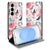 Samsung Galaxy S26+ Flip Style Cover Butterfly Roses boekhoes rozen vlinders vooraanzicht.
