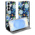 Samsung Galaxy S26 Plus Book Wallet Case IJsvogel Bloemenprint Vooraanzicht.
