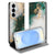 Samsung Galaxy S26 Plus Bookcase Wallet Case Marmer Groen Vooraanzicht.