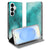 Samsung Galaxy S26 Plus Book Cover Painting Blue Vooraanzicht.