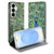 Samsung Galaxy S26 Plus Bookcase Pauw Voorkant en binnenkant met pauwenprint.