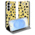 Samsung Galaxy S26+ Bookcase Punk Yellow Vooraanzicht met sportieve print.