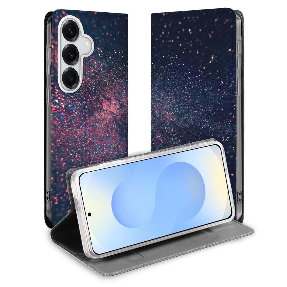 Samsung Galaxy S26 Plus Book Case Stars vooraanzicht.