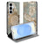 Samsung Galaxy S26 Plus Bookcase Vintage Bird Flowers Vooraanzicht.