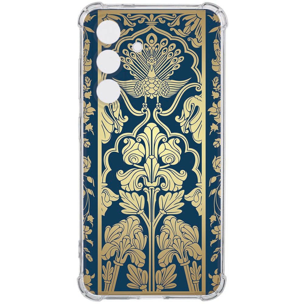 Samsung Galaxy S26 Plus Flexibele back cover Beige Flowers Valbestendig