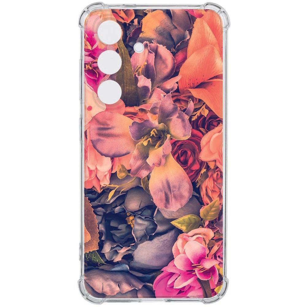 Samsung Galaxy S26 Plus Softcase Bosje Bloemen Schokbestendig