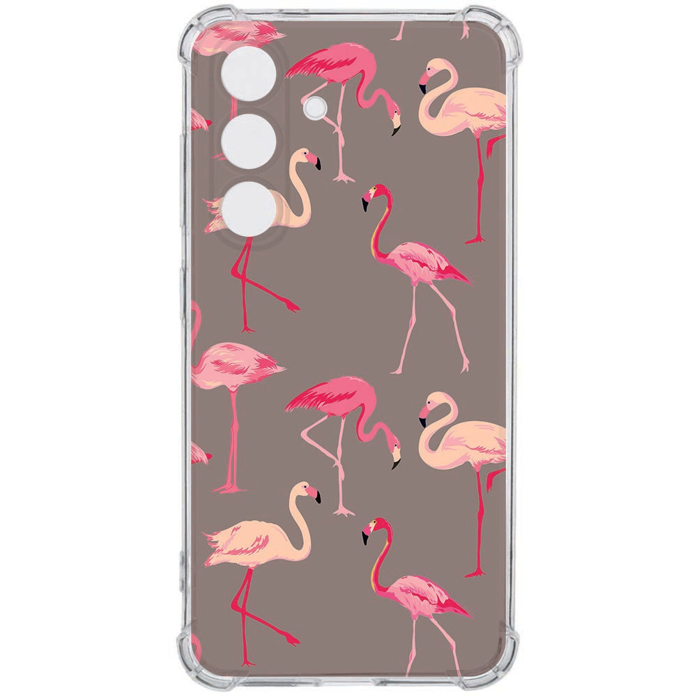 Samsung Galaxy S26 Plus Flexibele back cover Flamingo Shockproof