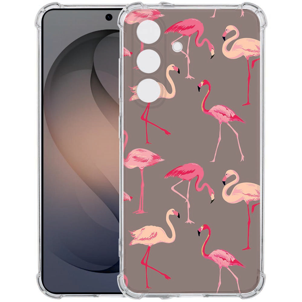 Samsung Galaxy S26 Plus Flexibele back cover Flamingo Shockproof