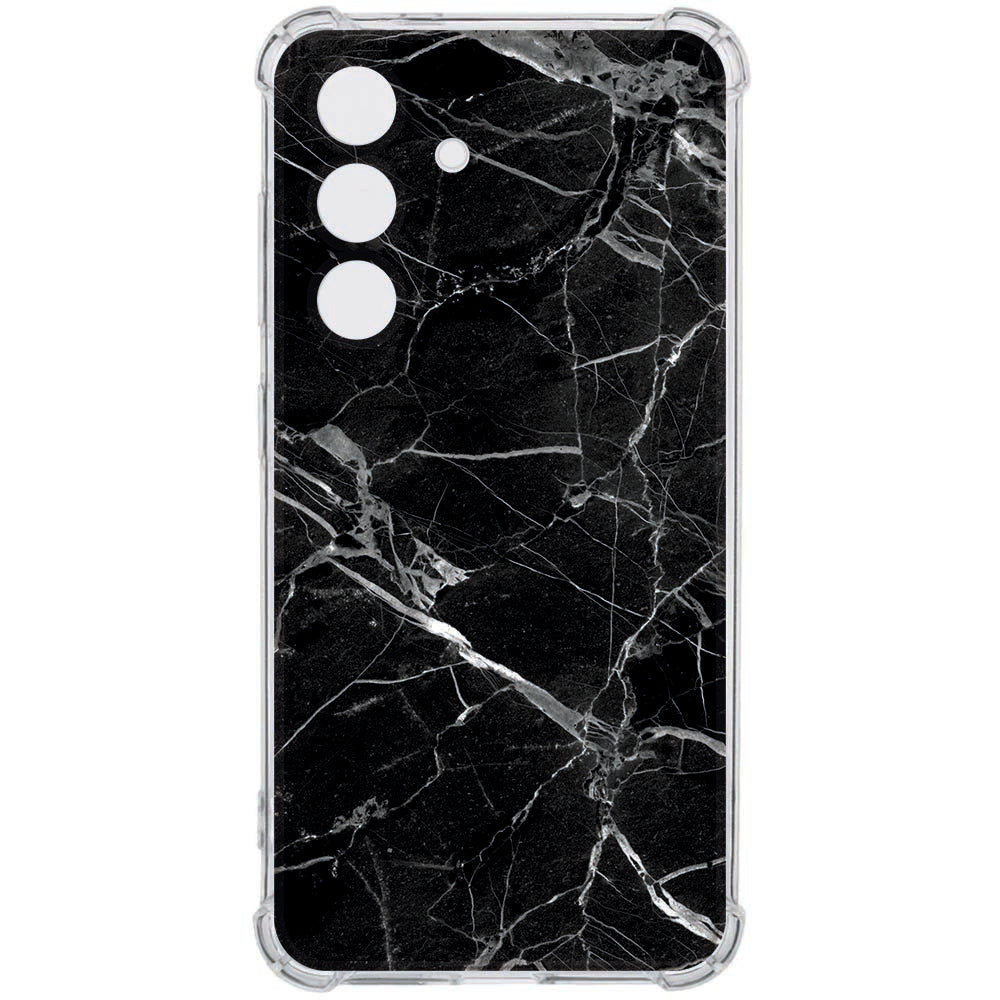 TPU Back Cover Samsung Galaxy S26 Plus Marmer Zwart Schokbestendig