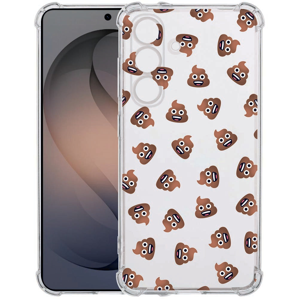 Backcover Hoesje Samsung Galaxy S26 Plus Poep Emojis Schokbestendig