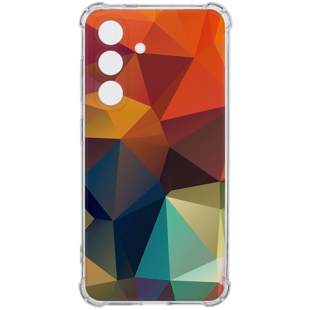 Flexibele back cover Samsung Galaxy S26 Plus Polygon Color Schokbestendig