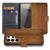 Samsung Galaxy S26 Ultra Book Case Donker Hout met Magnetische sluiting met open flap en kaarten