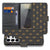 Book Case Samsung Galaxy S26 Ultra Franse Lelie Bruin Goud met Pasjeshouder, elegant design met pasjesvak.