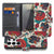 Samsung Galaxy S26 Ultra Telefoonhoesje Old Skool met Pasjeshouder vintage tattoo print vooraanzicht.