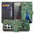 Samsung Galaxy S26 Ultra Bookcase Hoesje Met Pauwprint Portemonnee Hoesje detail weergave.