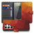 Book Case Samsung Galaxy S26 Ultra Polygon Rood met Pasjeshouder vooraanzicht.