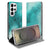 Samsung Galaxy S26 Ultra Bookcase Painting Blue Aanzicht.