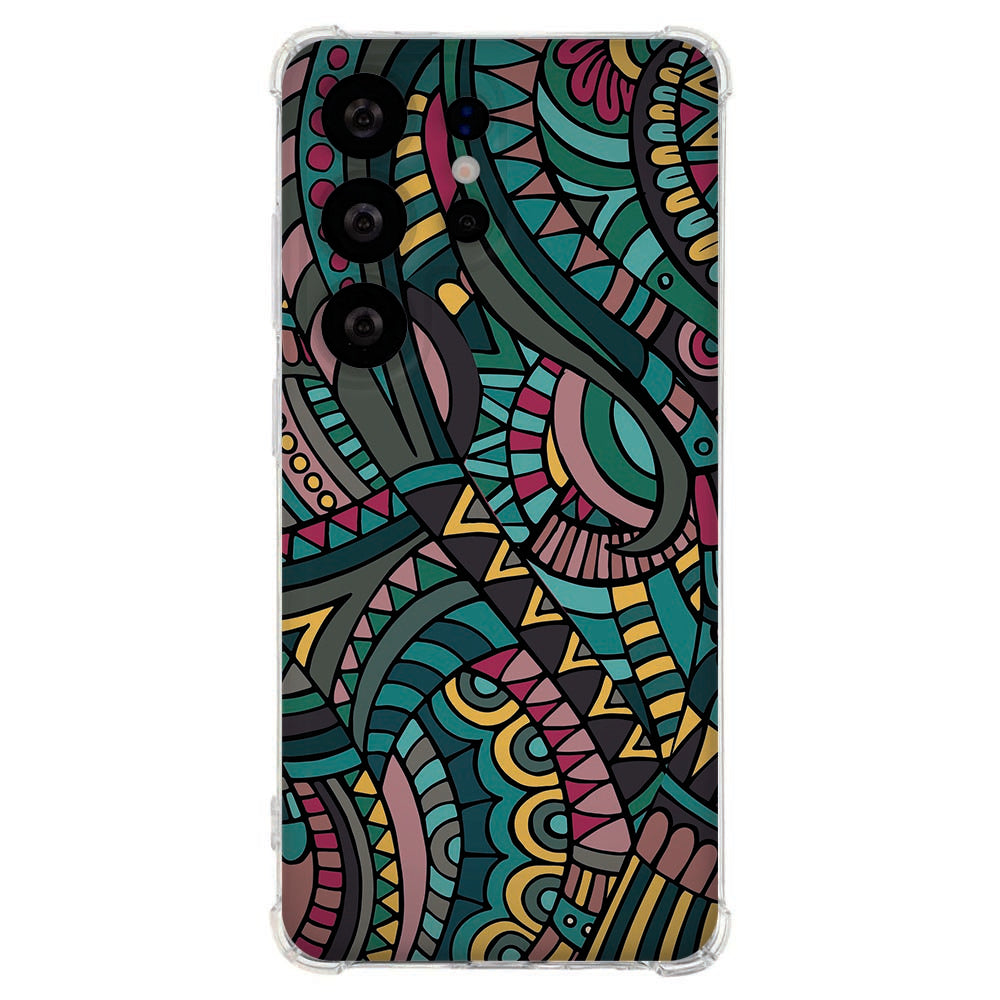 Samsung Galaxy S26 Ultra Flexibele back cover Aztec Shockproof