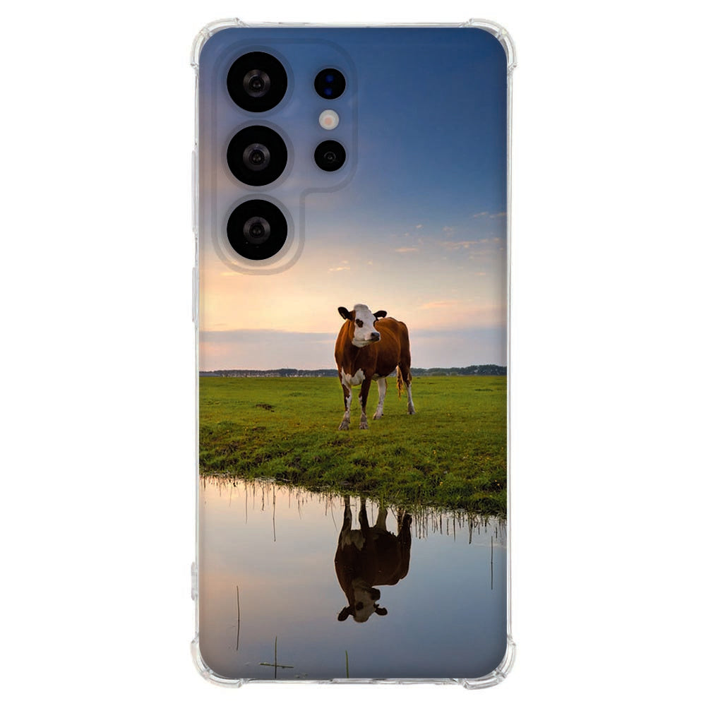 Samsung Galaxy S26 Ultra Flexibele back cover Koe Antishock