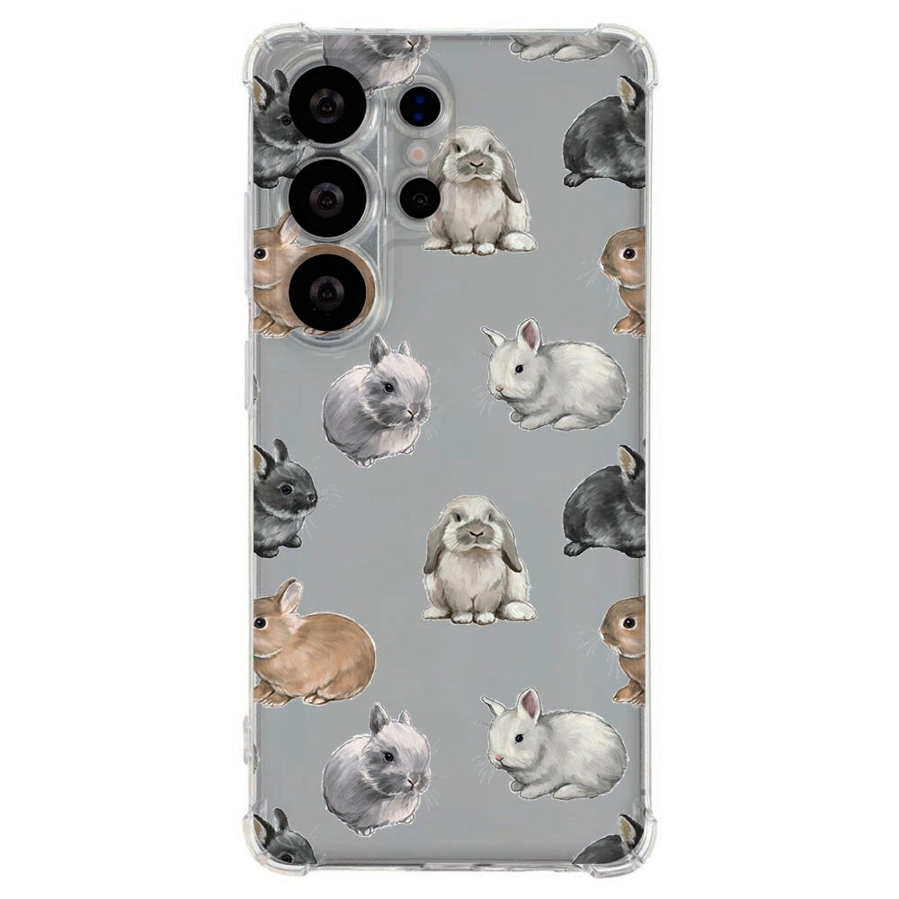 Samsung Galaxy S26 Ultra Softcase Konijntjes Schokbestendig