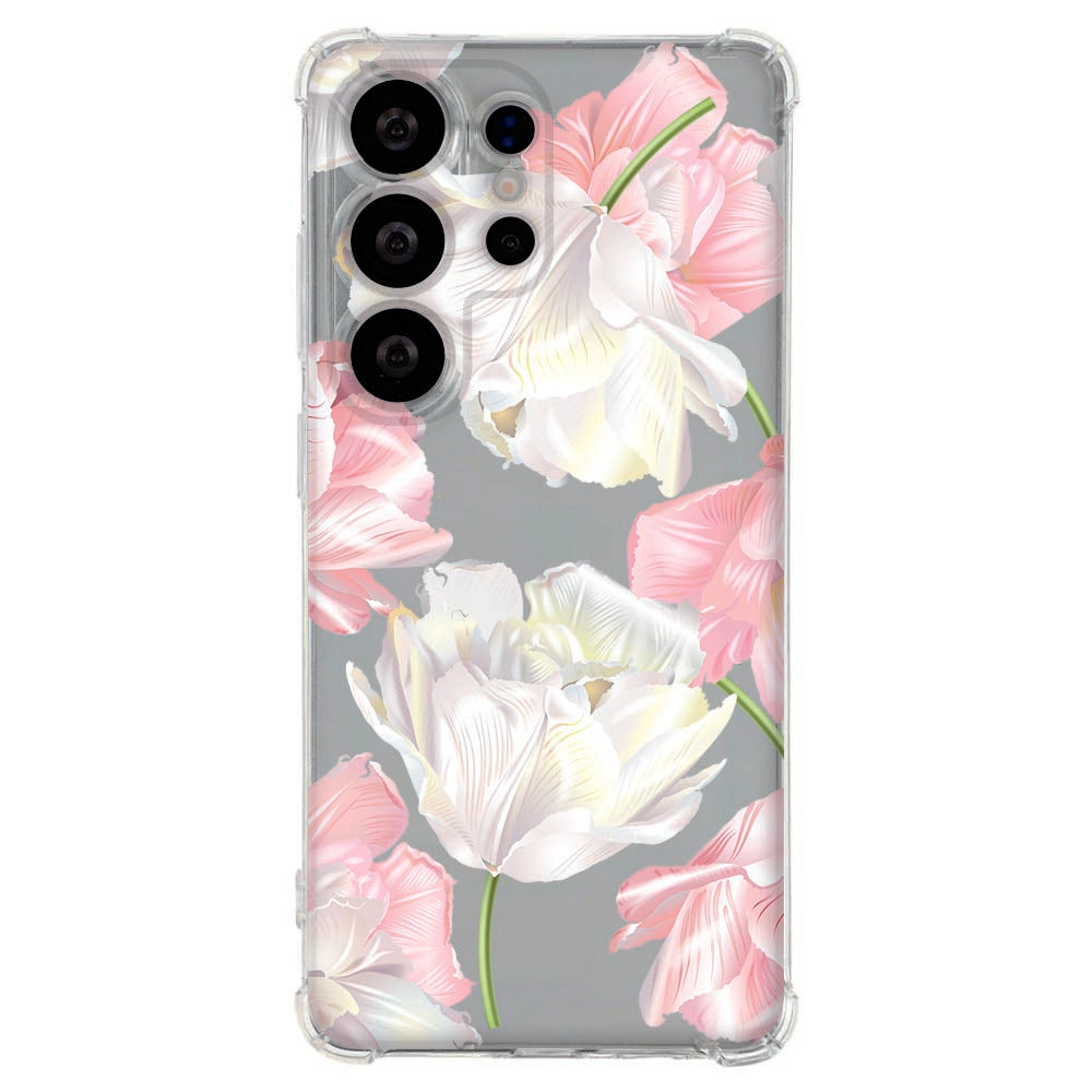Samsung Galaxy S26 Ultra TPU Siliconen Hoesje Lovely Flowers Shockproof