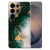 Flexibele back cover Samsung Galaxy S26 Ultra Marmer Groen Valbestendig