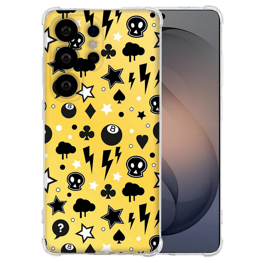 TPU Back Cover Samsung Galaxy S26 Ultra Punk Yellow Valbestendig