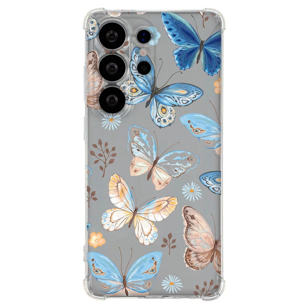 TPU Back Cover Samsung Galaxy S26 Ultra Vlinder Schokbestendig