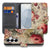 Samsung Galaxy S26 Portemonnee Hoesje Bloemenprint Vooraanzicht.