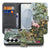 Samsung Galaxy S26 Bookcase Hoesje Met Pasjes Jungle Design detail vooraanzicht.
