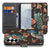 Samsung Galaxy S26 Bookcase Hoesje Pauw Bloemen Print Vooraanzicht.
