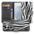 Samsung Galaxy S26 Portemonnee Hoesje Zebra-print Aanzicht.