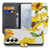 Samsung Galaxy S26 Hoesje Zonnebloemen Wallet Vooraanzicht.