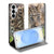 Samsung Galaxy S26 Smart Cover Hoesje Baby Luipaard voorkant detail.
