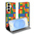 Samsung Galaxy S26 Book Case Blokken blokkenprint vooraanzicht.