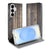 Samsung Galaxy S26 Book Case Steigerhout steigerhout-print vooraanzicht.