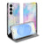 Samsung Galaxy S26 Book Case Watercolor Light book case watercolor print vooraanzicht.