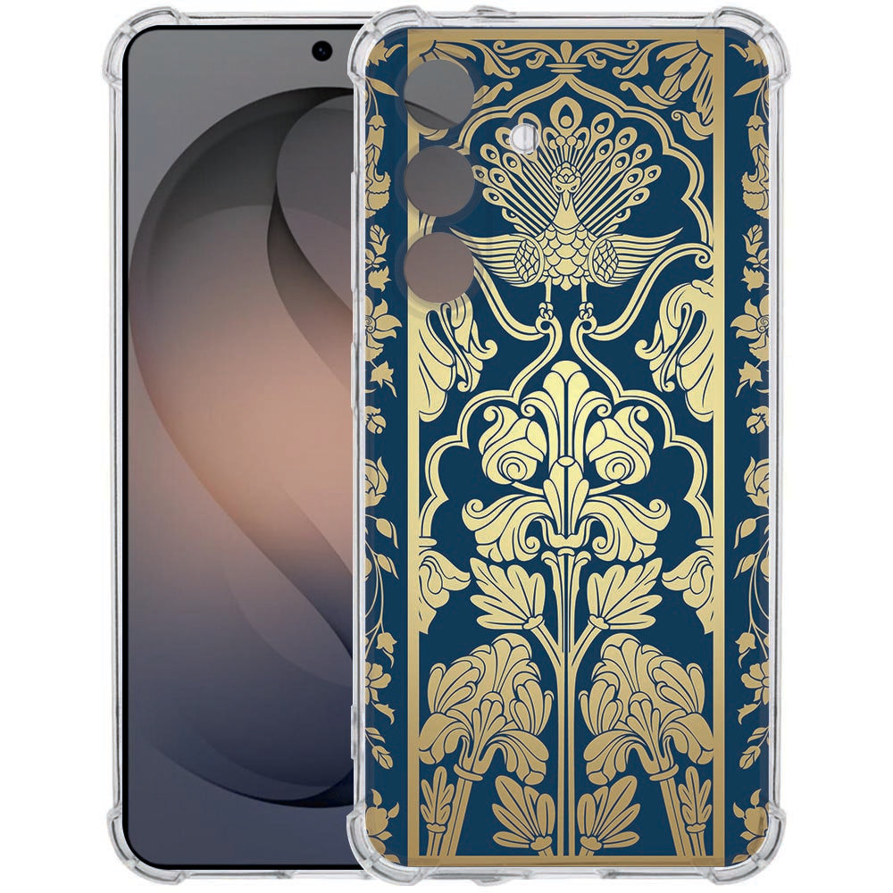 Samsung Galaxy S26 TPU Back Cover Beige Flowers Antishock