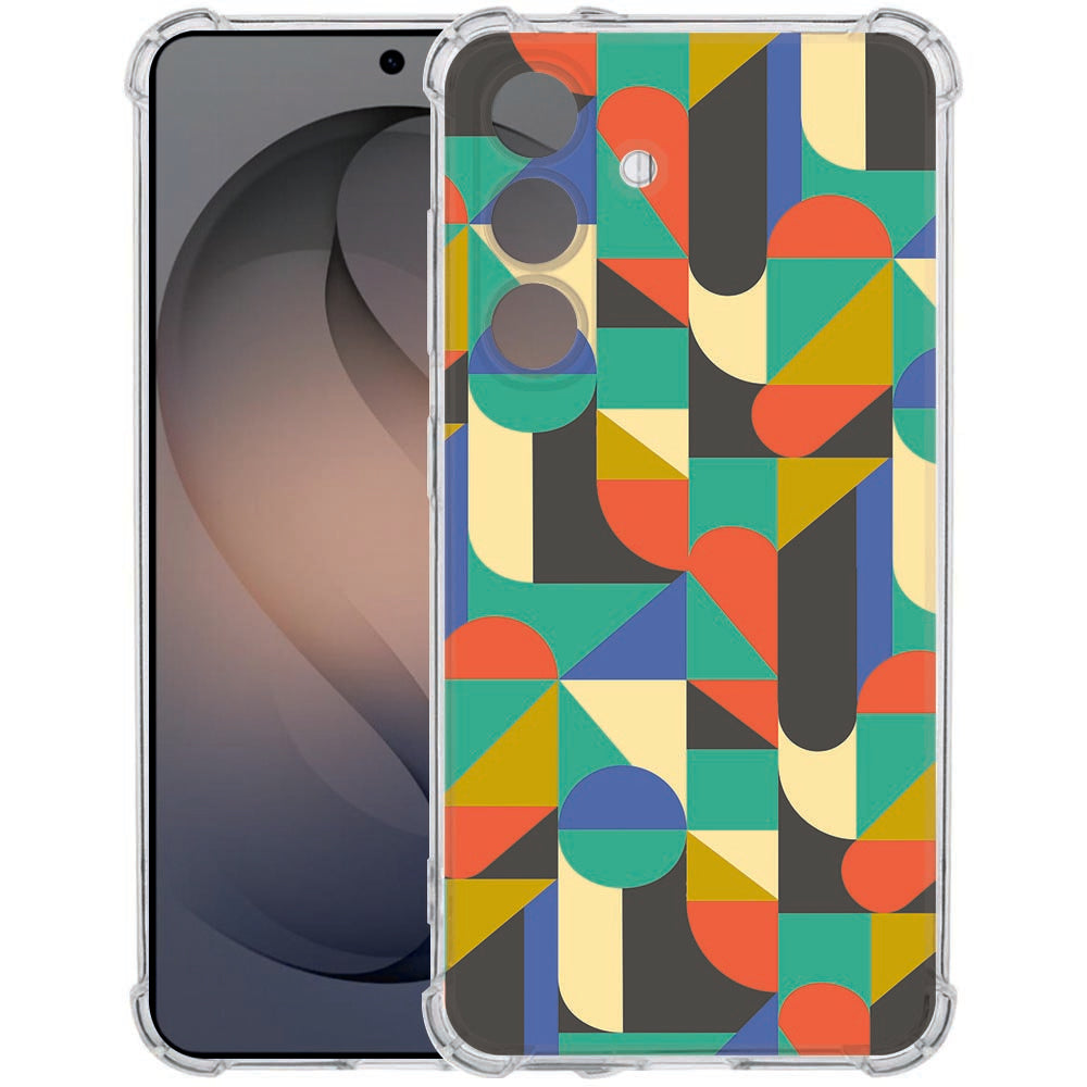 Samsung Galaxy S26 Flexibele back cover Funky Retro Valbestendig