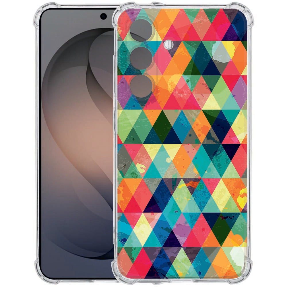 Samsung Galaxy S26 Backcover Hoesje Geruit Schokbestendig
