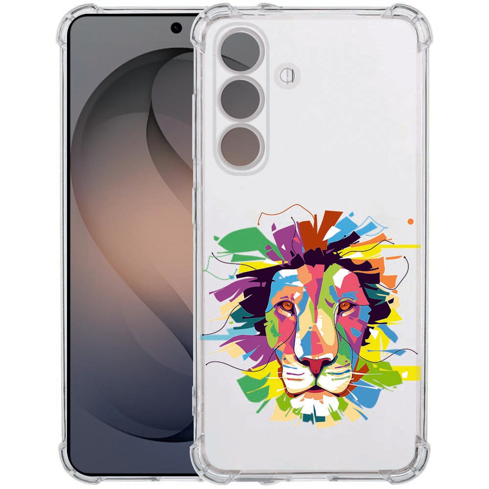 TPU Siliconen Hoesje Samsung Galaxy S26 Lion Color Shockproof