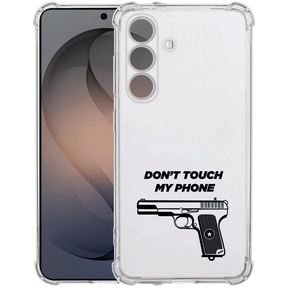TPU Siliconen Hoesje Samsung Galaxy S26 Pistol DTMP Valbestendig