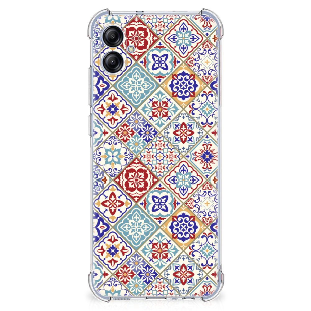 Samsung Galaxy A04e Anti-Shock Hoesje Tiles Color B2C Telecom