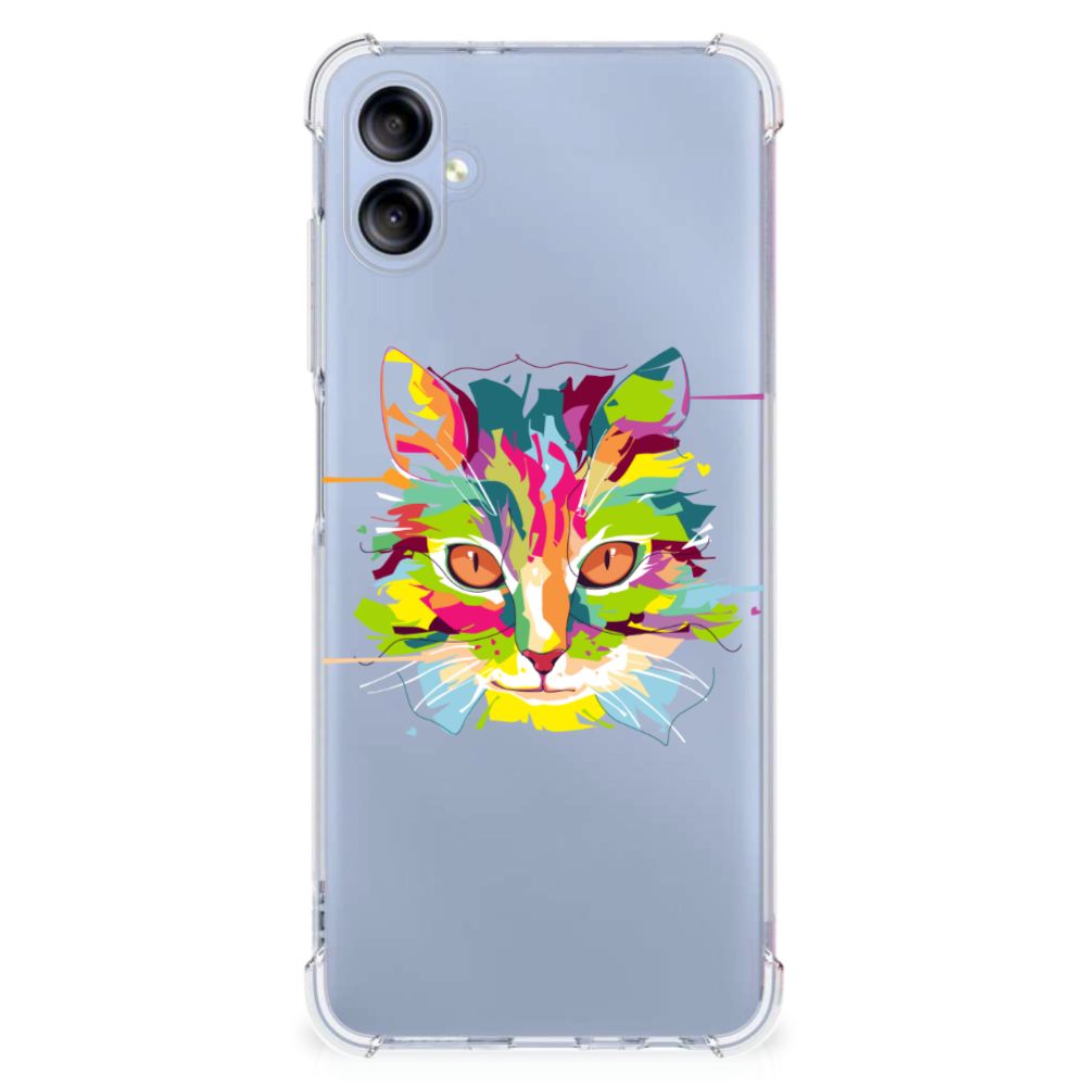 Samsung Galaxy A05 Stevig Bumper Hoesje Cat Color B2C Telecom