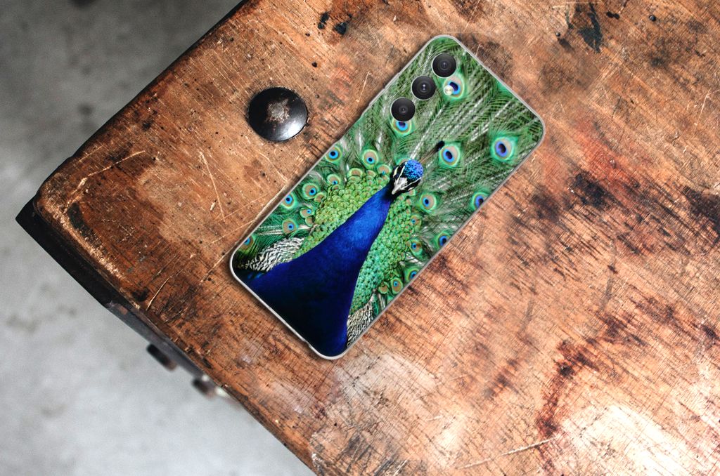 Samsung Galaxy A05S TPU Hoesje Pauw design pauw aanzicht